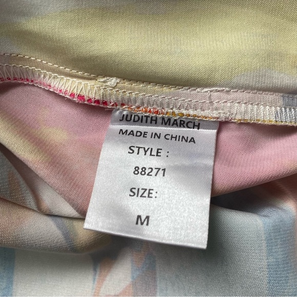 Project Judith March One Shoulder Colorful Maxi Dress Medium - Picture 8 of 8